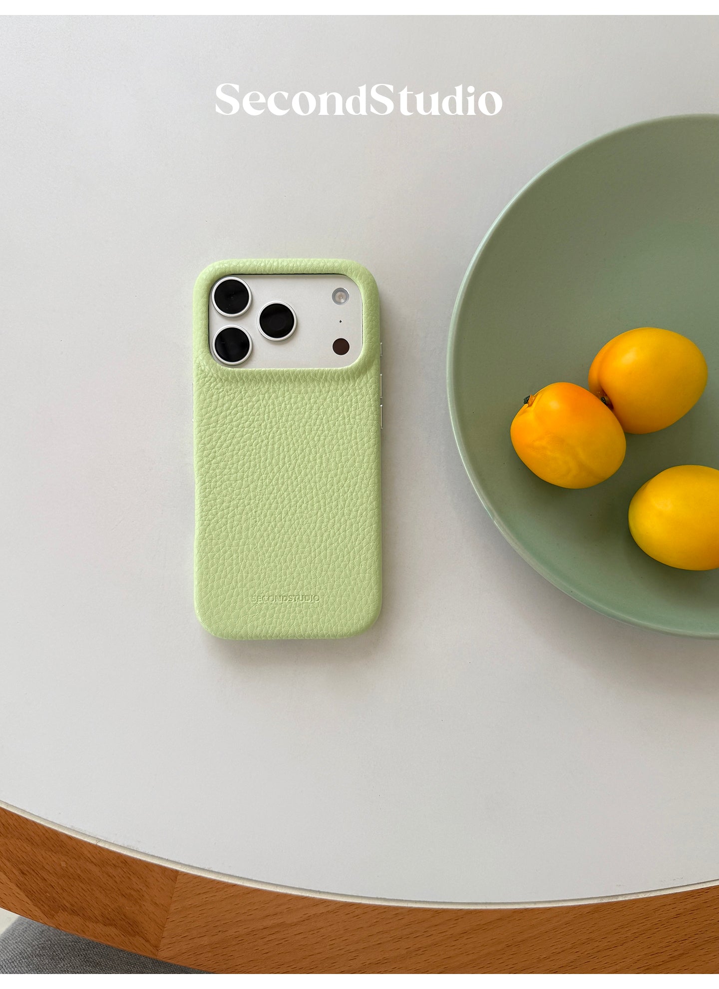 Premium Pebbled Microfiber Leather MagSafe-Compatible iPhone Case
