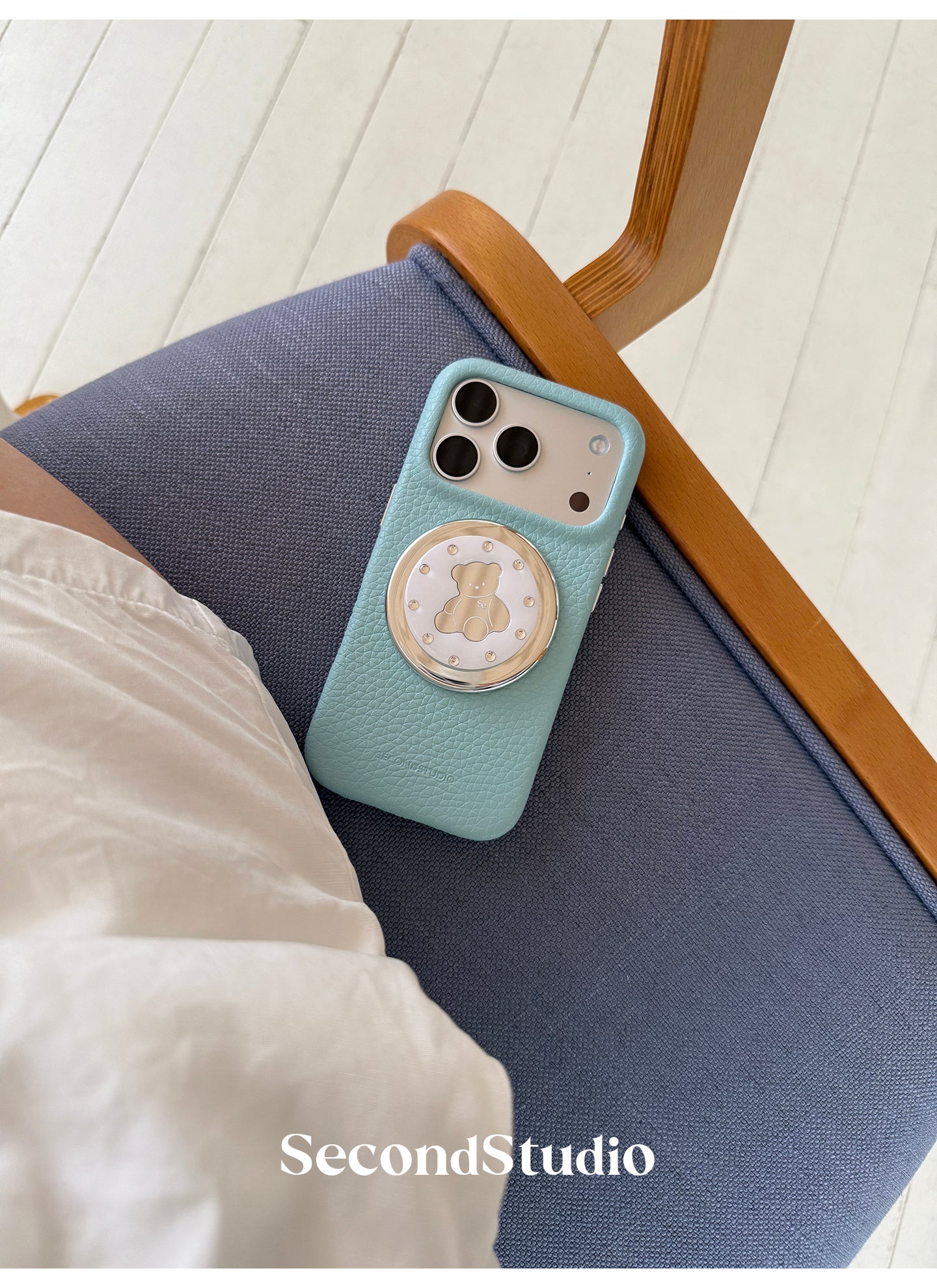 Premium Pebbled Microfiber Leather MagSafe-Compatible iPhone Case