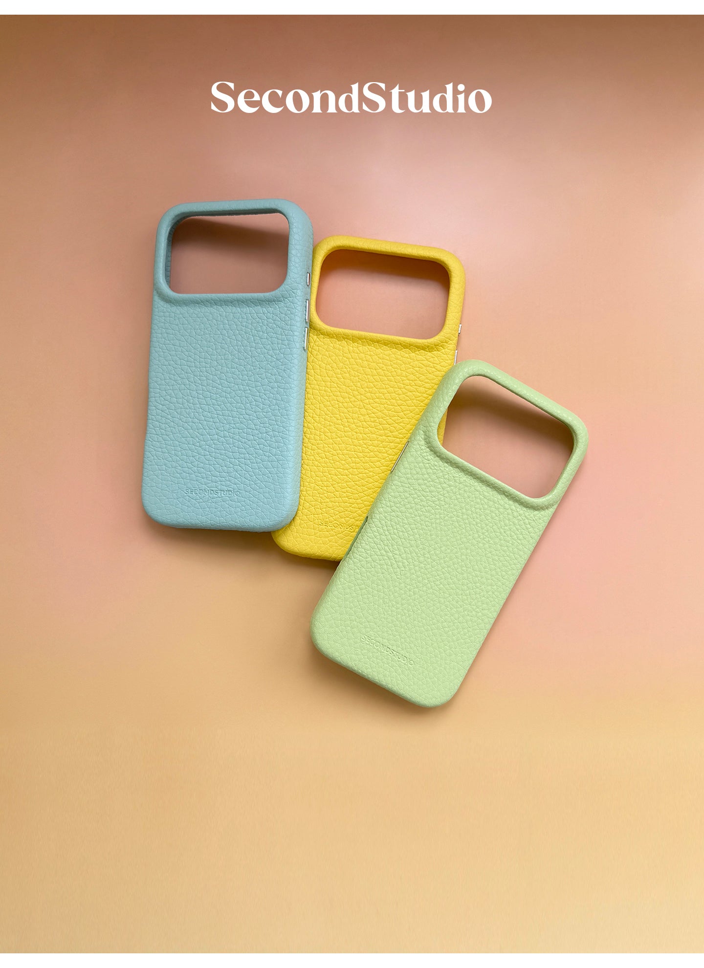 Premium Pebbled Microfiber Leather MagSafe-Compatible iPhone Case