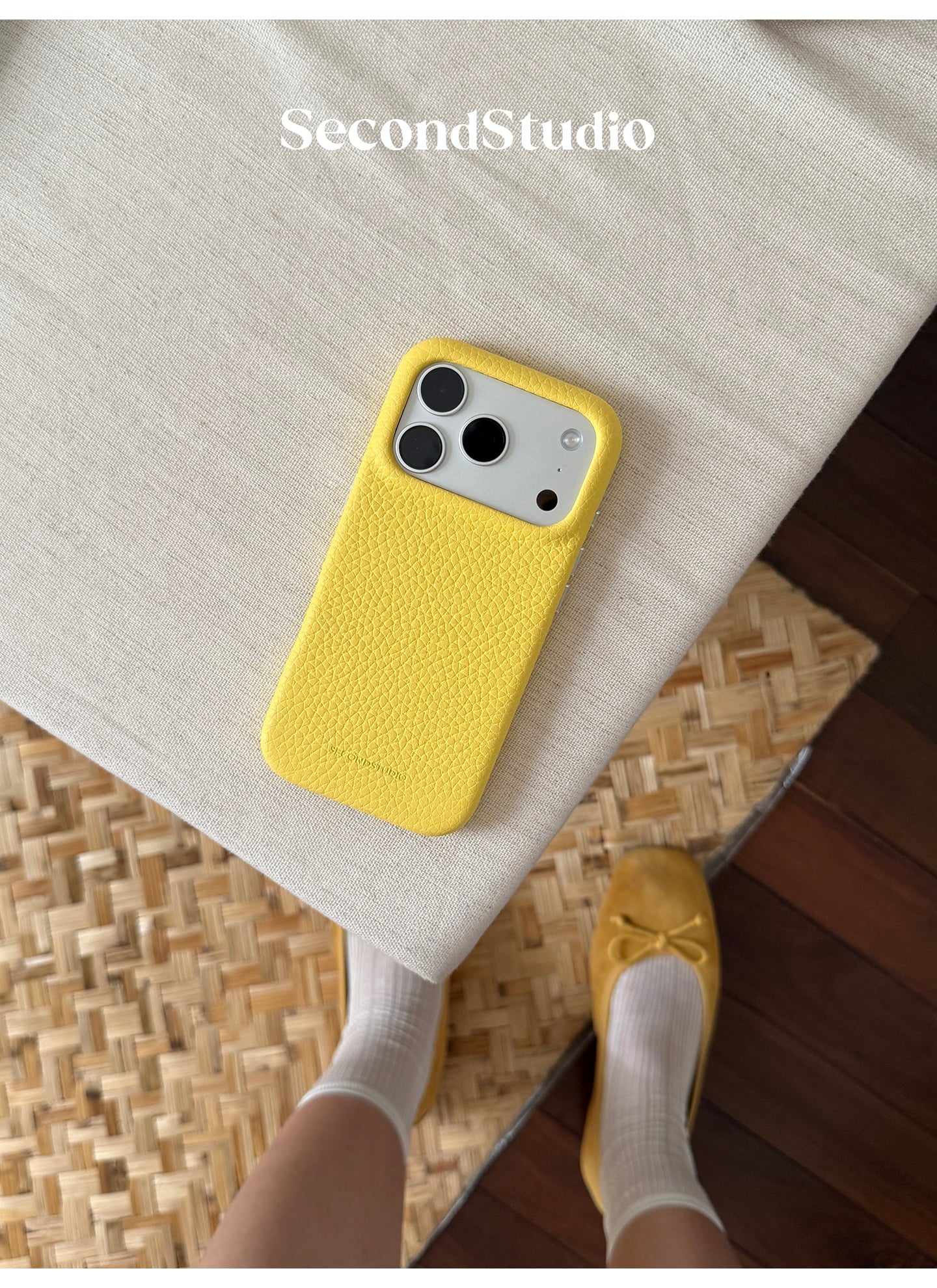 Premium Pebbled Microfiber Leather MagSafe-Compatible iPhone Case